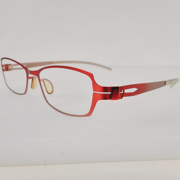 Kato Masaki Kmj-117j-102 Boundless Eyeglasses Ultra Light Red 52-18-135 - Picture 3 of 11